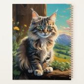 Plannière de chats Longhair domestique 2024 par Gi (Dos)