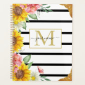 Plannière de tournesols et de rayures (Devant)