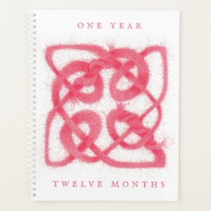 PLANNificateur / Calendrier ROSE NŒUD CELTIQUE 22