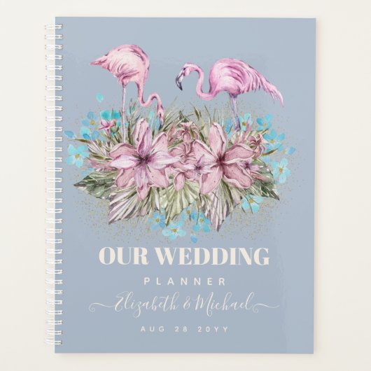 PLANNING Cadeaus voor Bruid - Flamingo Thema Planner (Voorkant)