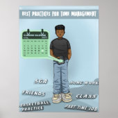 Planning en tijdmanagement (Matte) Poster (Voorkant)