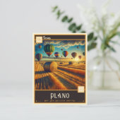 Plano, Texas | Vintage Briefkaart (Staand voorkant)