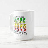 Plans 'B' à 'Z' Mug (Devant gauche)