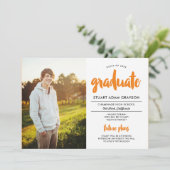 Plans d'avenir 2 Invitation de diplôme de photogra (Debout devant)