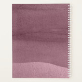 Plans de Mariage de calligraphie Mauve ID771 (Dos)