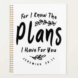 Plans divins Jérémie 29:11 Citation chrétienne