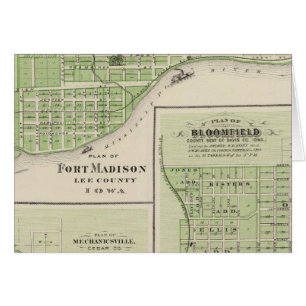 Plans du fort Madison