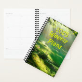 Plans hebdomadaires 2025 Conception de lumière du (Devant avec enveloppe)