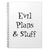 Plans mauvais et carnet de substance (Devant)