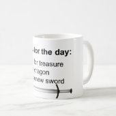 Plans pour la tasse du jour RPG (Devant droit)