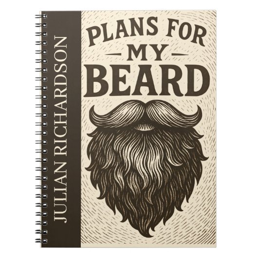 Plans pour mon cahier drôle de barbe pour moi barb (Devant)