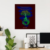 PLANT A FOREST Art Poster & gedicht (Thuiskantoor)