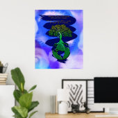 PLANT A FOREST Art Poster & gedicht (Thuiskantoor)