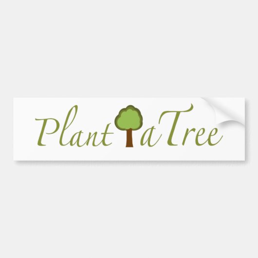 Plant A-structuur Bumpersticker (Voorkant)