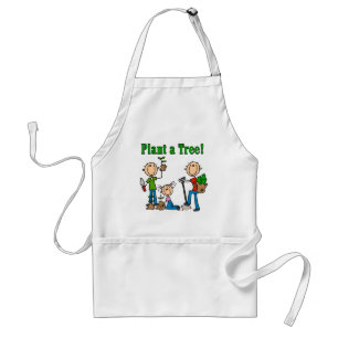 Plant a Tree T-shirts en cadeaus Standaard Schort