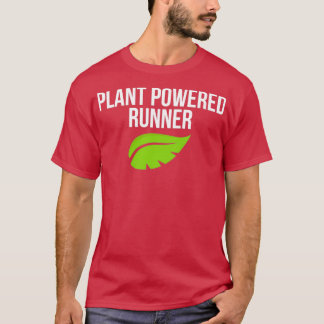 Plant-aangedreven Runner Vegan Trail Marathon aan  T-shirt