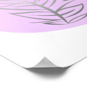 Plant Abstracte lijn Poster (Hoek)