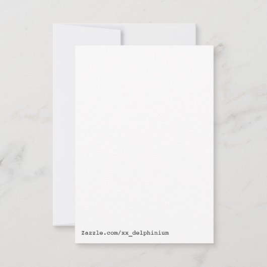 Plant Art Kaart (Achterkant)