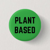 Plant Based Vegan Ronde Button 3,2 Cm (Voorkant)