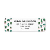 Plant Cacti Etiket (Voorkant)