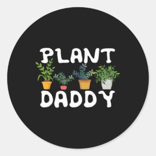 Plant Daddy Landscag Tuinders Ronde Sticker