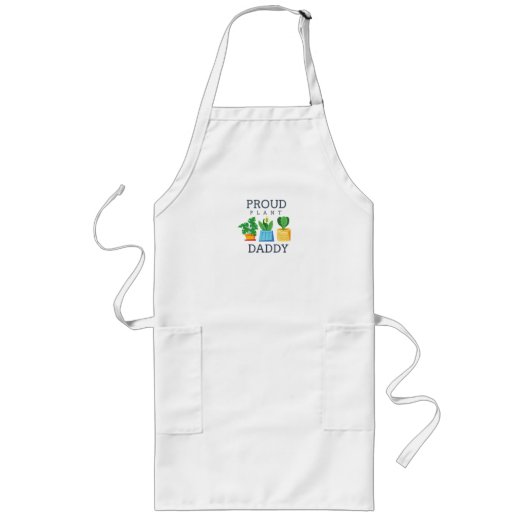 Plant Daddy Long Apron Lang Schort (Voorkant)