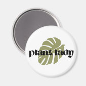 Plant dame Monstera Leaf Magnet Magneet (Voorkant / Achterkant)