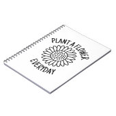 Plant Een bloem Dagelijks Notitieboek (Linkerzijde)