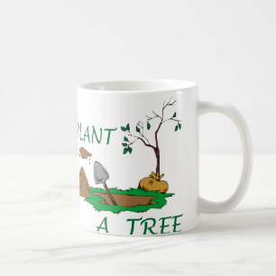 Plant een boom koffiemok