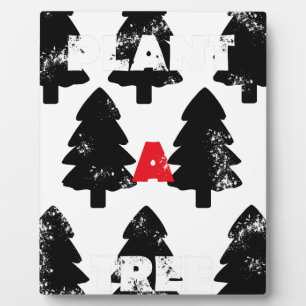 Plant een boom Patroon Fotoplaat