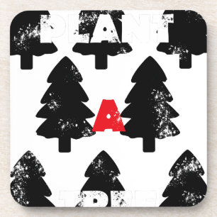 Plant een boom Patroon Onderzetter