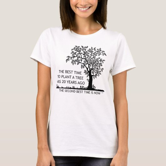 Plant een boom t-shirt (Voorkant)