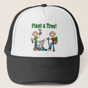 Plant een T-shirts met bomen en cadeaus Trucker Pet