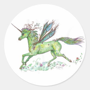 Plant Eenhoorn Sticker