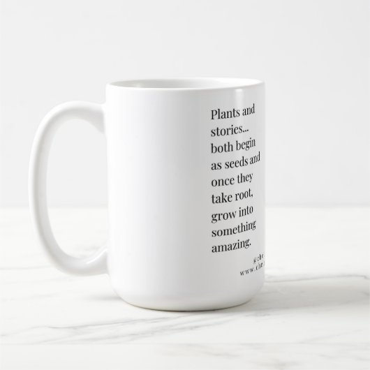Plant en Boek Lover Mokken (Links)