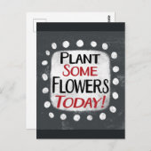 Plant enkele bloemen vandaag Briefkaart (Voorkant / Achterkant)