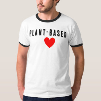 Plant gebaseerd liefde T-shirt