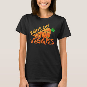 Plant gebaseerd op Veggies Carrot Go Vegan T-shirt