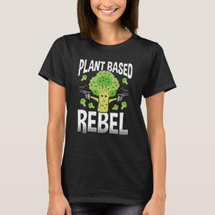 Plant-gebaseerde rebel Veganisme T-shirt