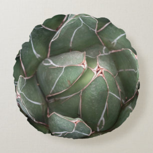 Plant Geborsteld Polyester Rond werpkussen Kussen