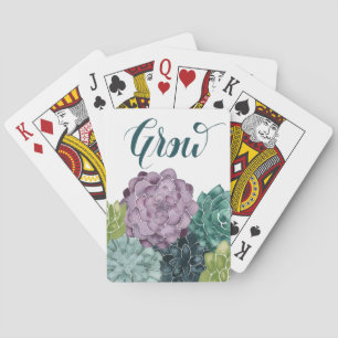 Plant Geluk   Groei Harvest Love Pokerkaarten