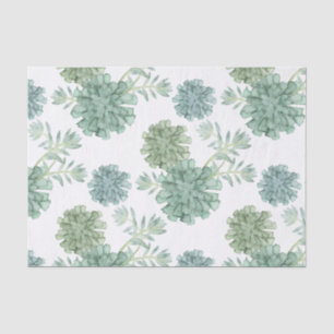Plant Geluk Succulent Patroon Tissuepapier