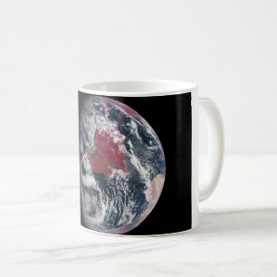 Plant groei op Planet Earth. Koffiemok