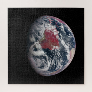 Plant groei op Planet Earth. Legpuzzel