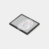 Plant groei op Planet Earth. Post-it® Notes (Schuin)