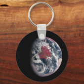 Plant groei op Planet Earth. Sleutelhanger (Voorkant)