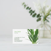 Plant Groene bladeren Visitekaartje (Staand voorkant)