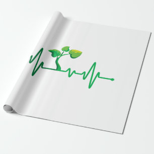 Plant hartslag - Botanist Gardening Plant Cadeaupapier