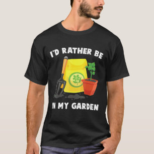 Plant - ID liever in mijn tuin - Tuinman - Flo T-shirt