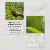 Plant in het veld visitekaartje (Voorkant / Achterkant)